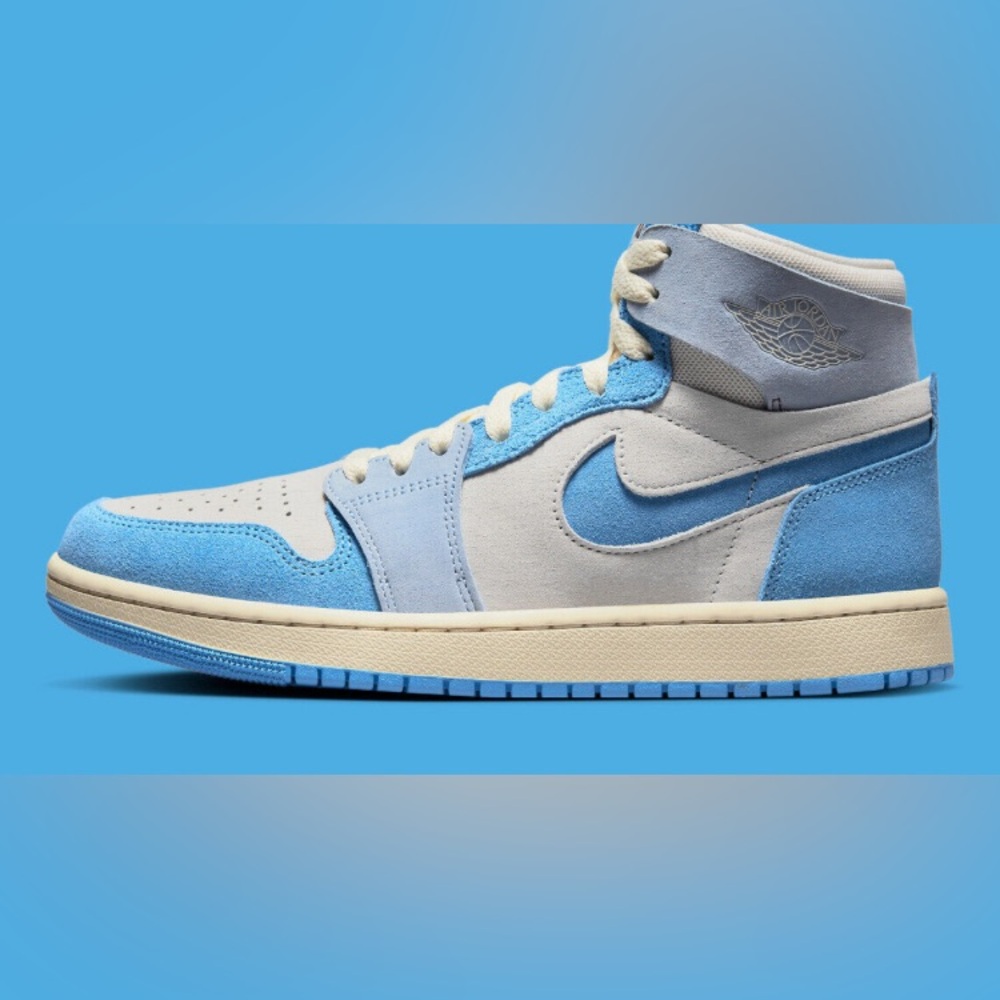 Nike Jordan 1 Zoom Air CMFT 2 Phantom/University Blue EUC women’s 11 (men’s 9.5)